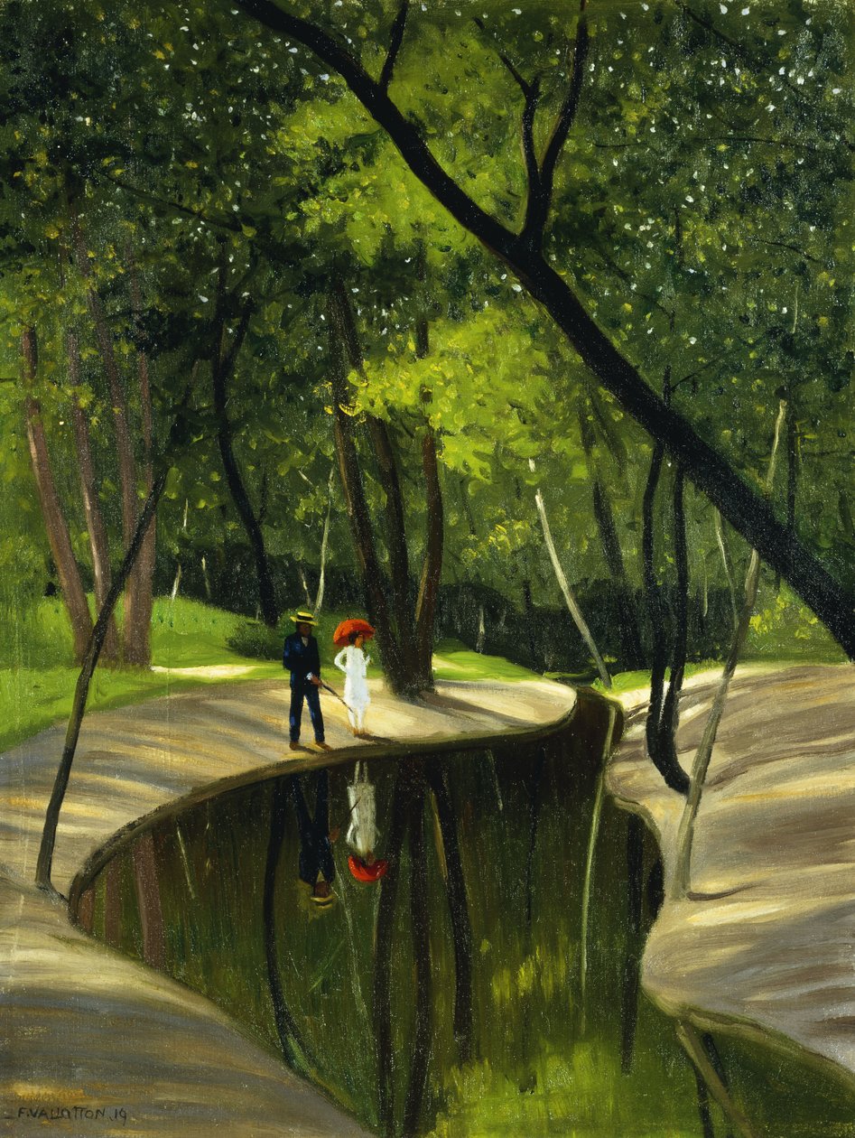 布洛涅景观，1919年 作者 费利克斯·爱德华·瓦洛顿
