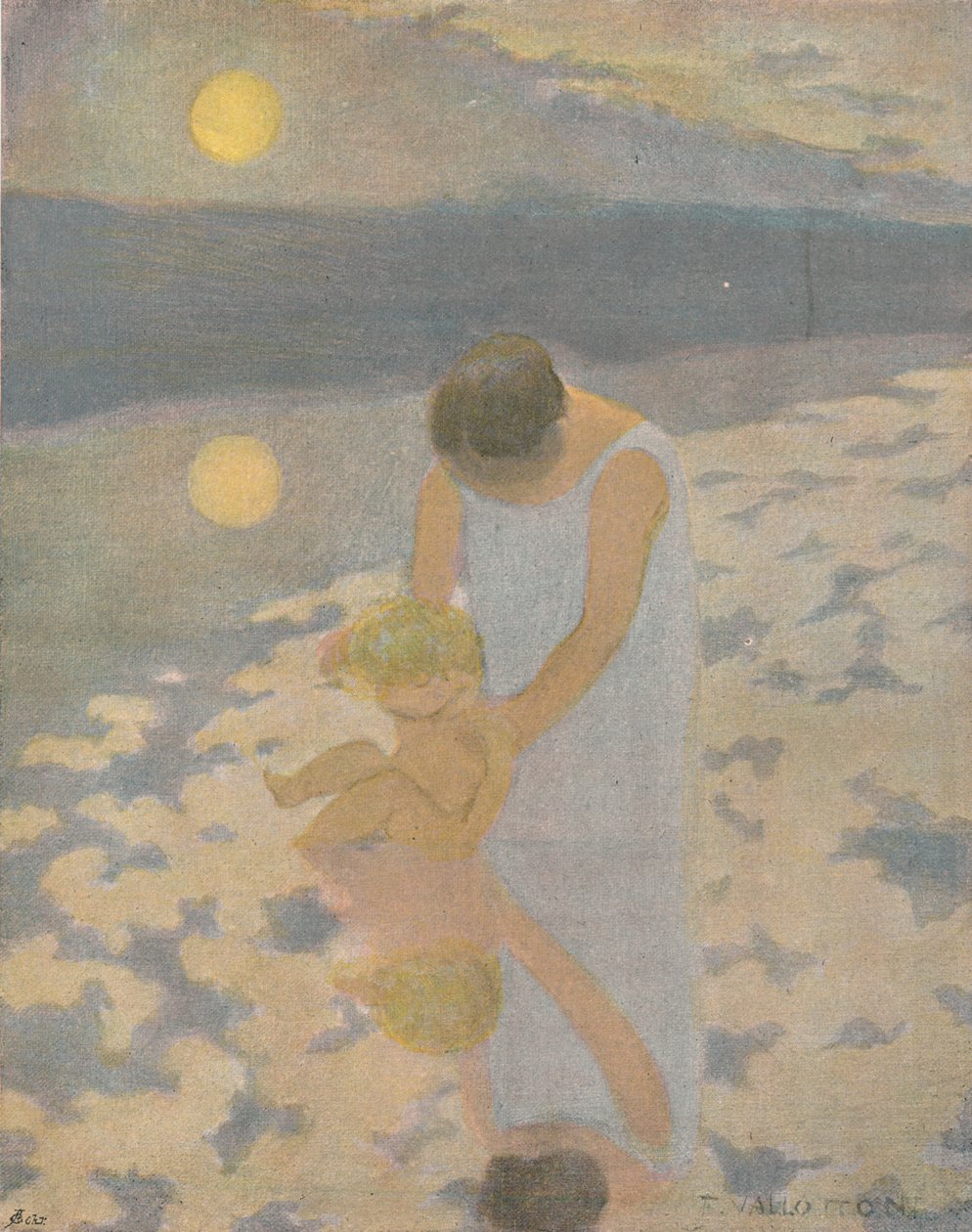倒影，c1897 作者 费利克斯·爱德华·瓦洛顿