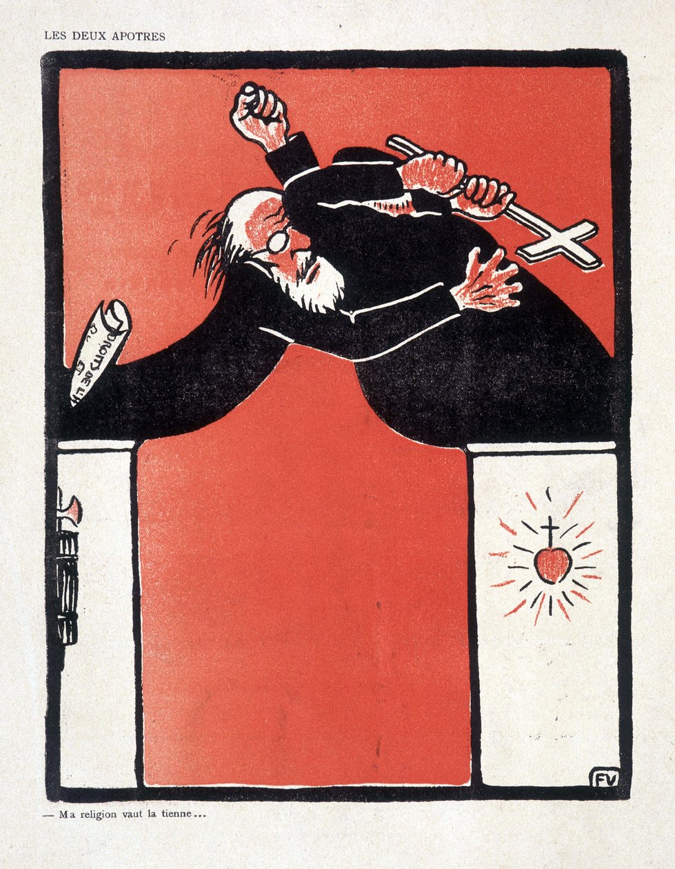 教会与国家的分离。共和党人和教会斗争的支持者--瓦洛顿在1906年11月9日的《见证》中写道。 作者 费利克斯·爱德华·瓦洛顿