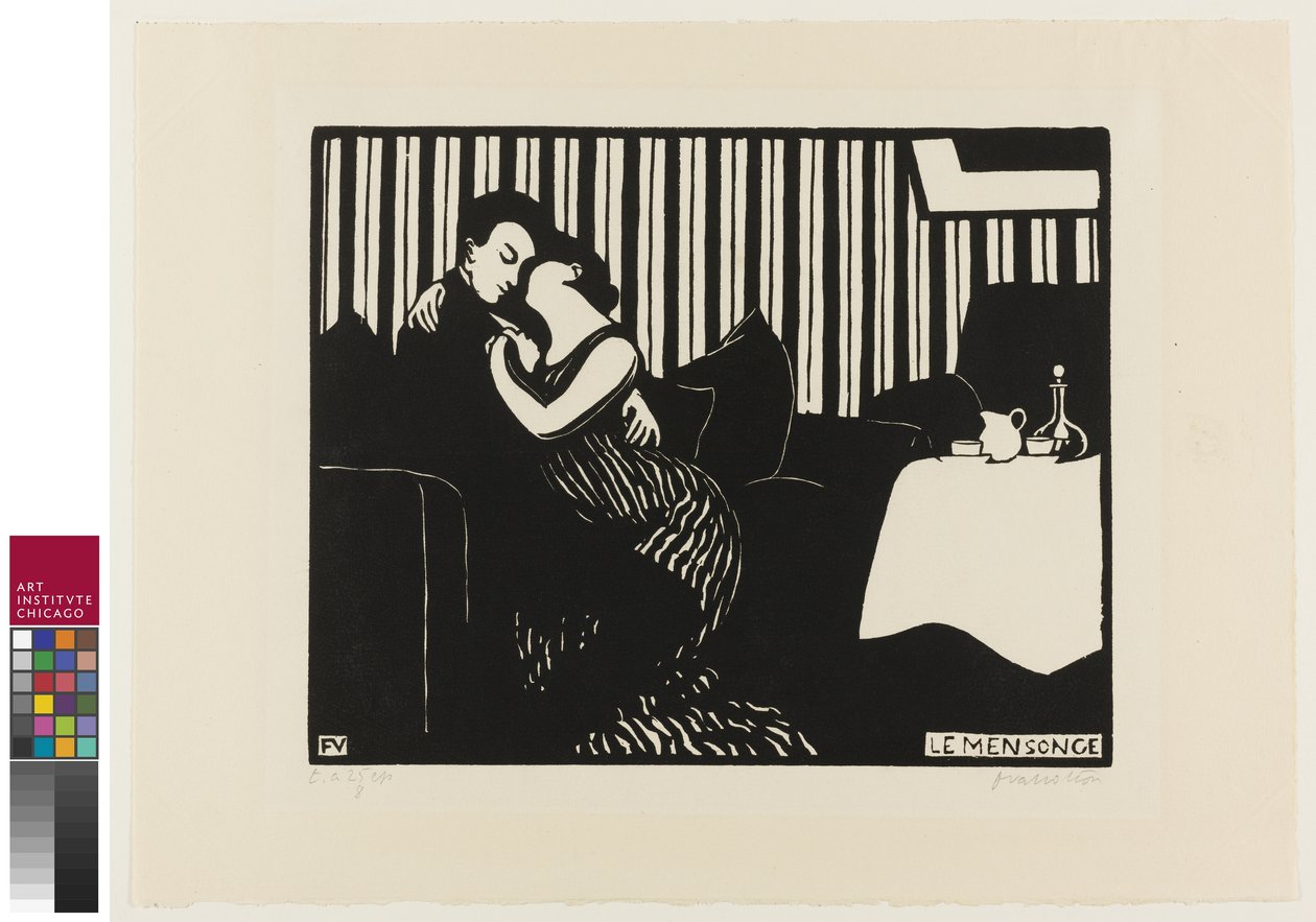 The Lie，《 Intimacies》的第一版，1897年 作者 费利克斯·爱德华·瓦洛顿