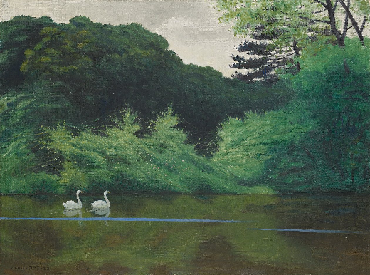 “圣詹姆斯岛（Ile du Lac Saint-James），1922年 作者 费利克斯·爱德华·瓦洛顿