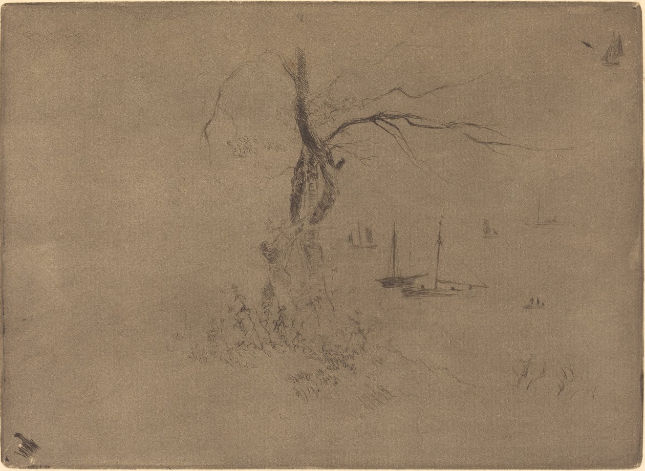 Arbres et Bateaux树木和船只。 作者 菲利克斯·希拉勒·布霍特