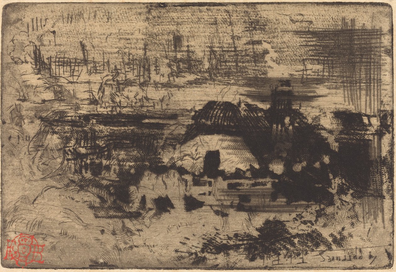 英国平房，约1879年。 作者 菲利克斯·希拉勒·布霍特