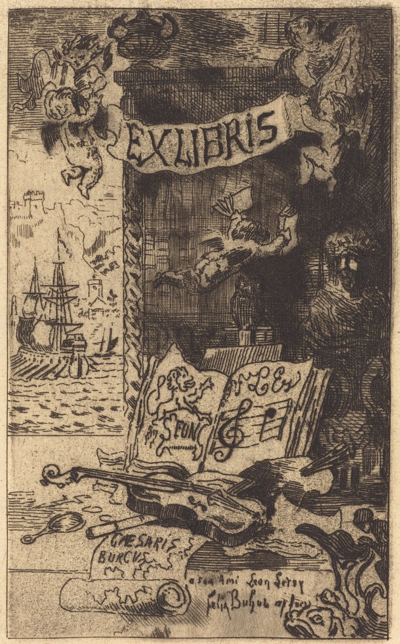 Ex-libris de Léon Lerey Leon Lerey的书信，18751877。 作者 菲利克斯·希拉勒·布霍特