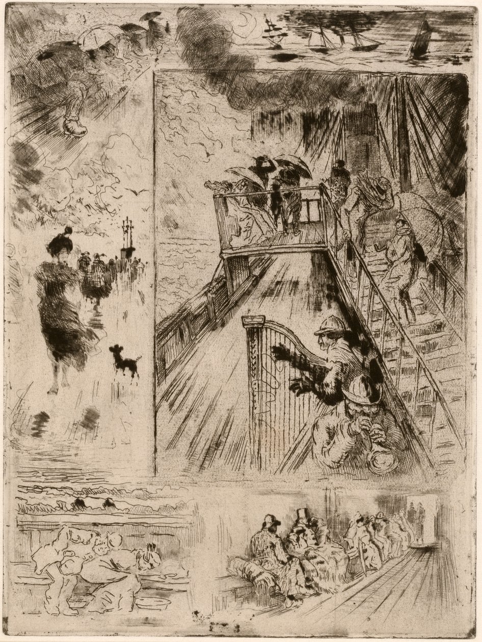 La Traversée The Passage, 1879-1885. 作者 菲利克斯·希拉勒·布霍特