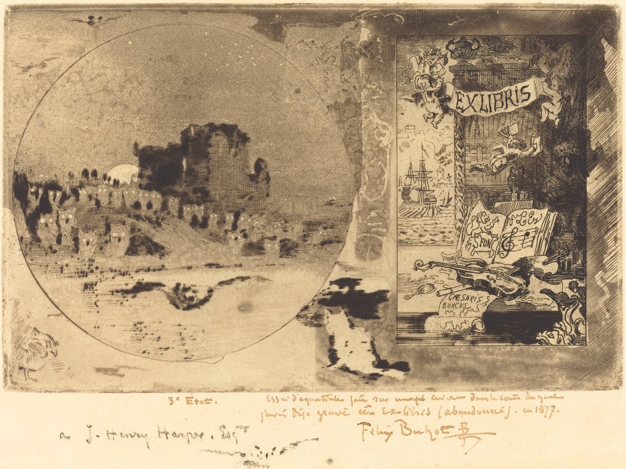 猫头鹰的城堡，1877-1887。 作者 菲利克斯·希拉勒·布霍特