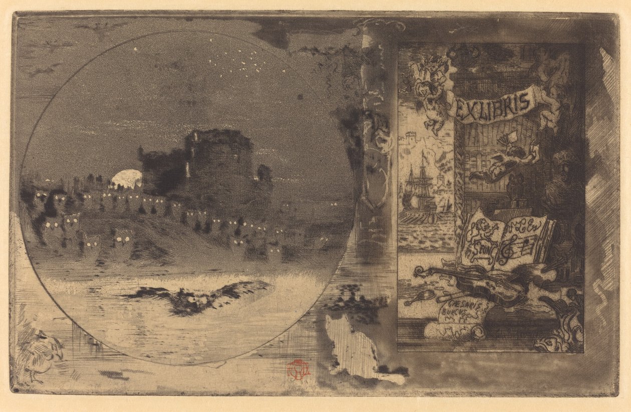 猫头鹰的城堡，1877-1887。 作者 菲利克斯·希拉勒·布霍特