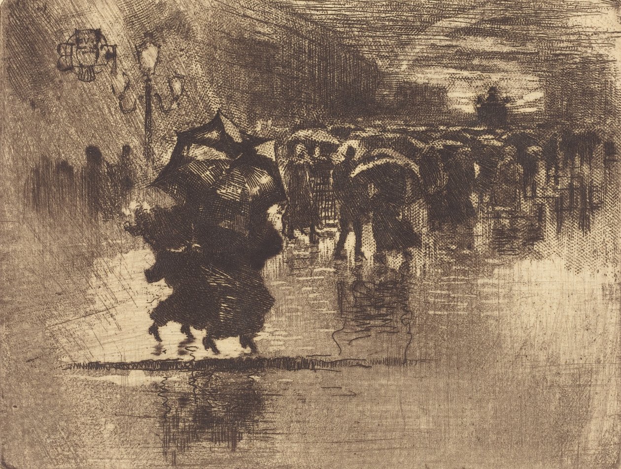 Le Petit Enterrement The Burial - Small Plate, 1878. 作者 菲利克斯·希拉勒·布霍特