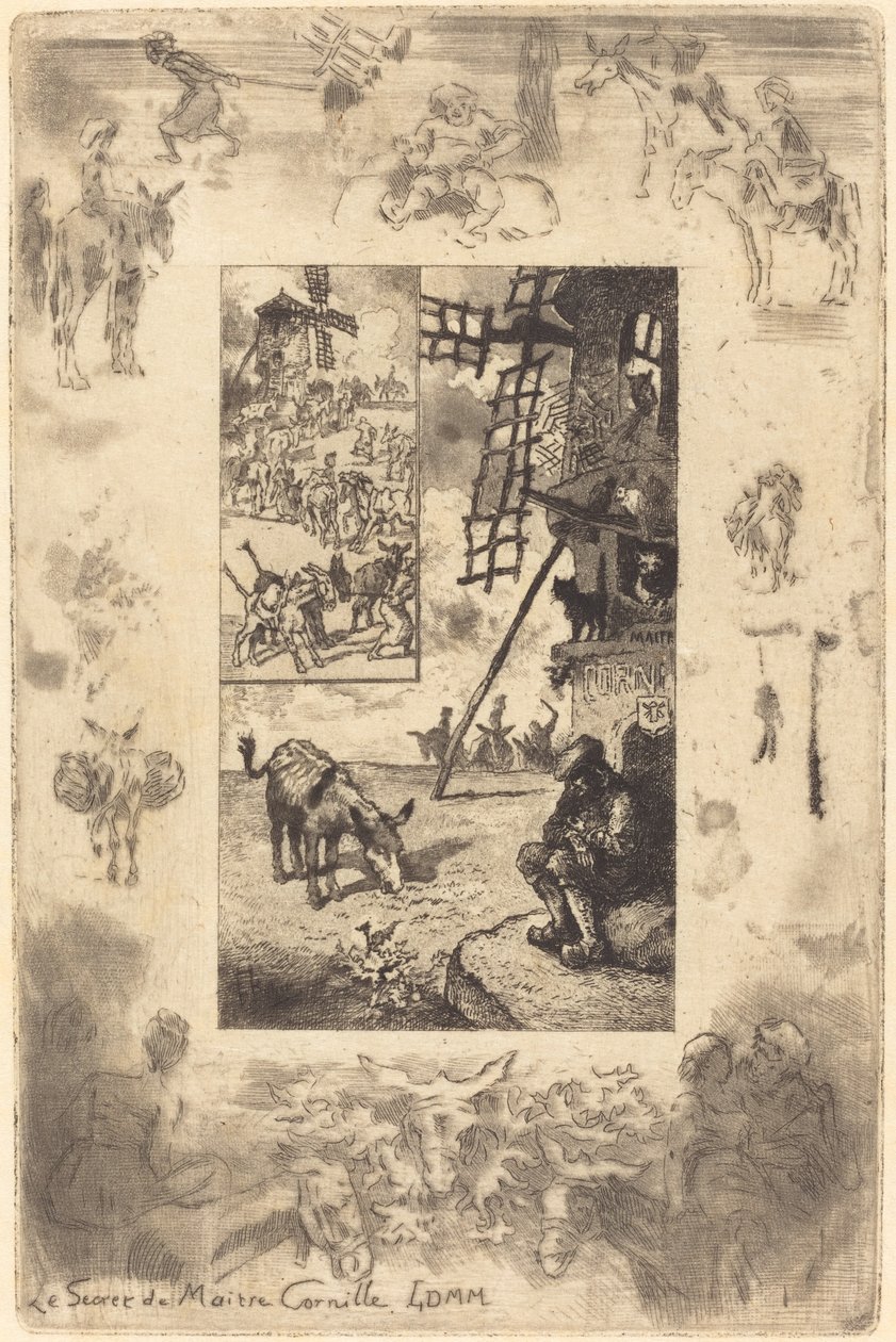 Le Secret du Mâitre Cornille 科尼尔大师的秘密，约1885年。 作者 菲利克斯·希拉勒·布霍特