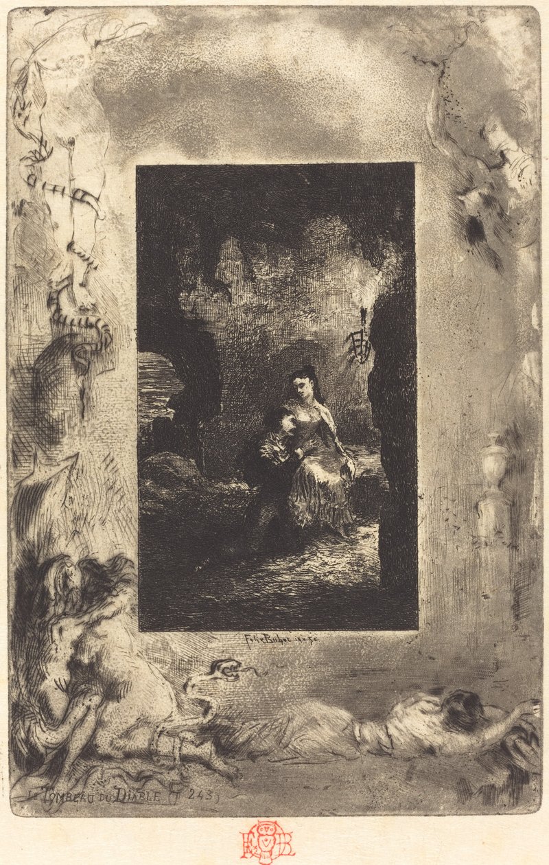 Le Tombeau du Diable 恶魔之墓, 18791880. 作者 菲利克斯·希拉勒·布霍特