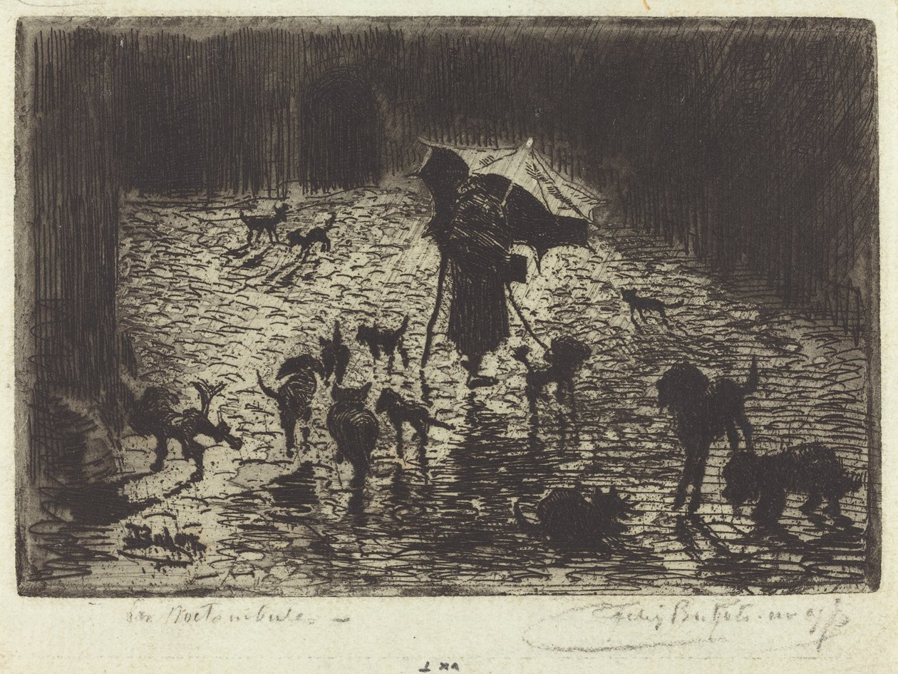Les Noctambules The Night Prowlers, 18761877. 作者 菲利克斯·希拉勒·布霍特