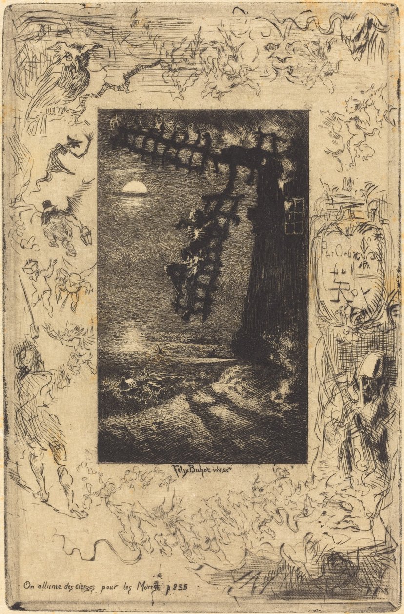 On allume les cierges pour les Morts (他们为死者点蜡烛) 作者 菲利克斯·希拉勒·布霍特