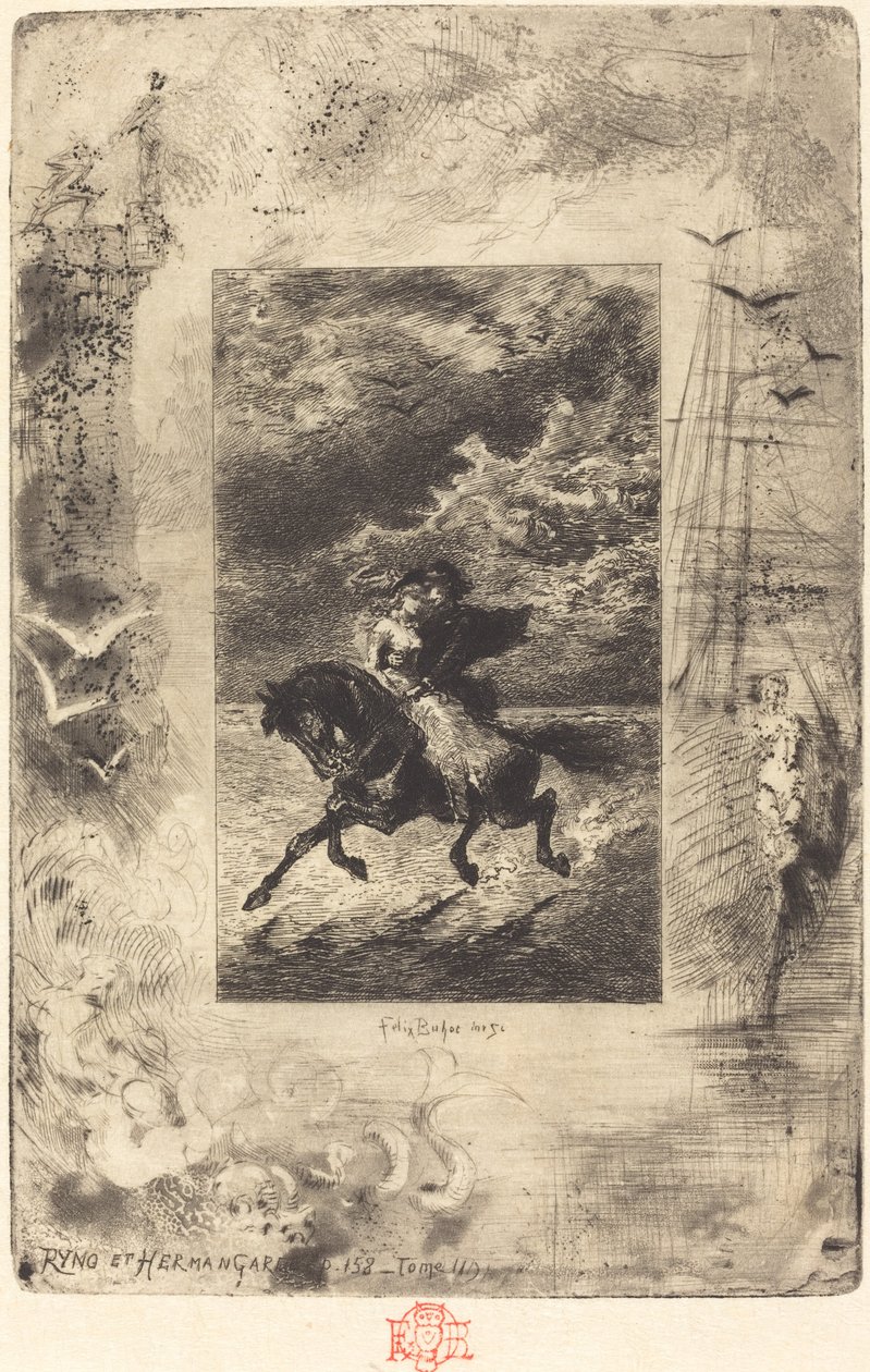 雷诺和赫尔曼加德，1879-1880。 作者 菲利克斯·希拉勒·布霍特