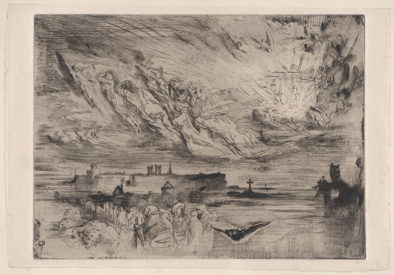 死亡城市的精神 Les Esprits des Villes Mortes, 1860-98. 作者 菲利克斯·希拉勒·布霍特