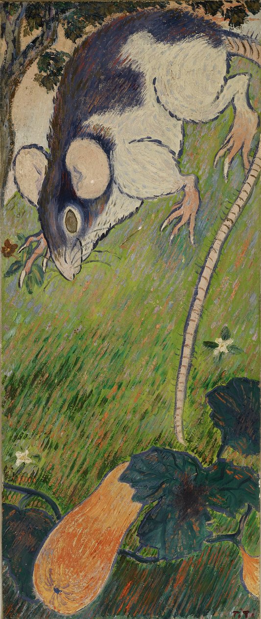 老鼠》，约1890年代 作者 费利克斯·皮萨罗（Felix Pissarro）