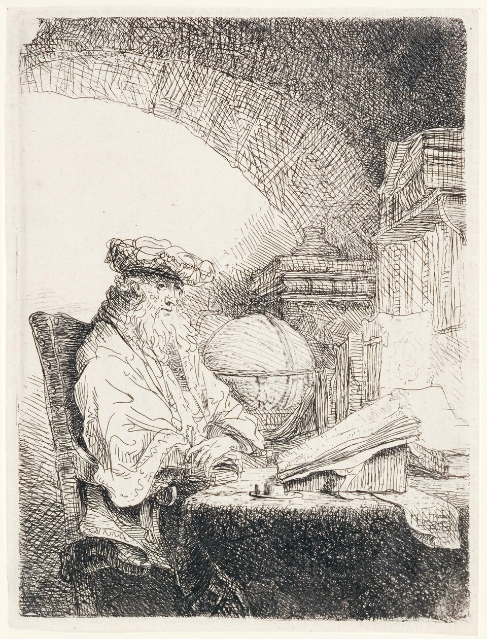 占星家，c.1643-45 作者 费迪南德·波尔