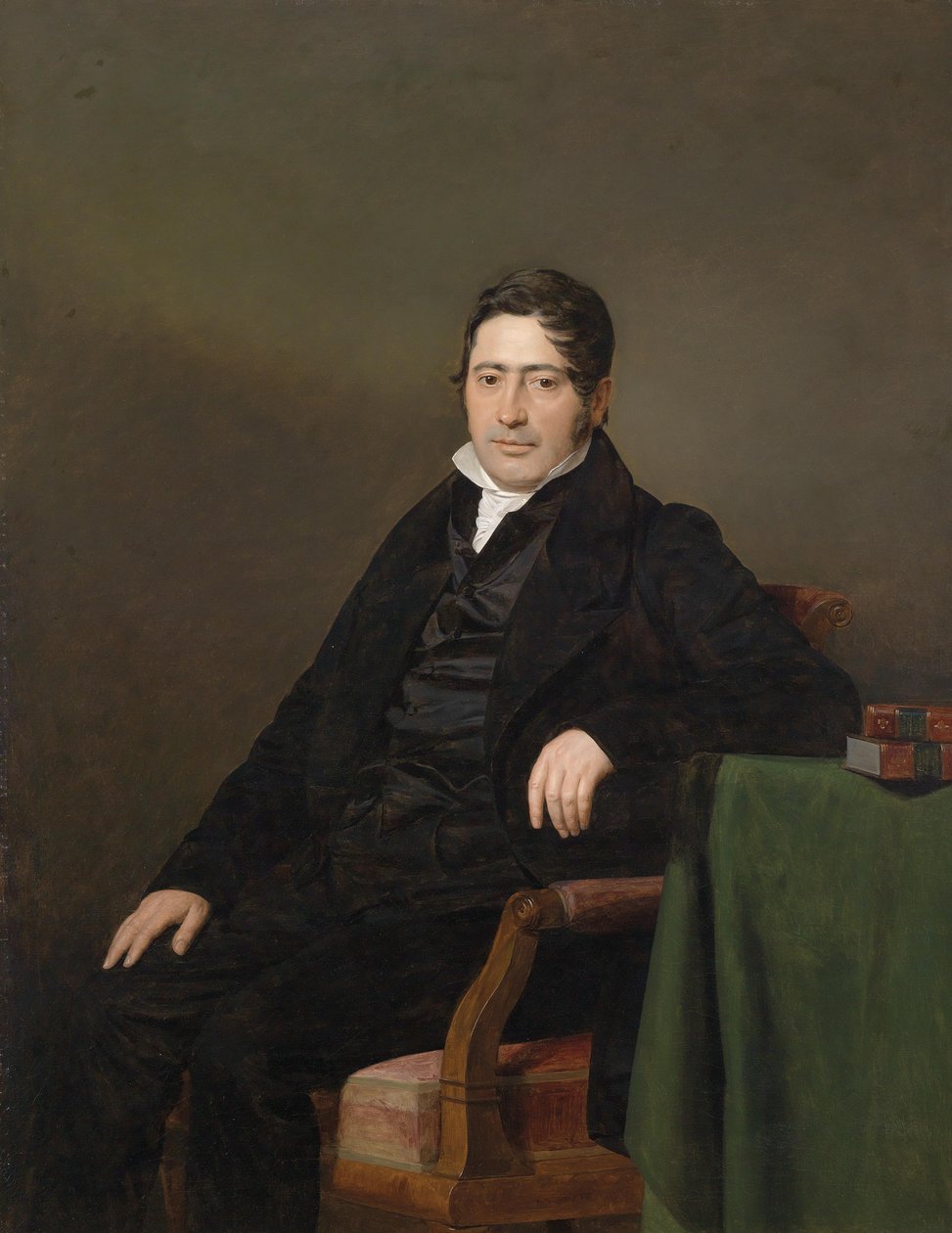 大学教授的肖像MED。西格蒙德·卡斯帕·菲舍尔（1793-1860） 作者 费迪南德·乔治·沃尔德米勒
