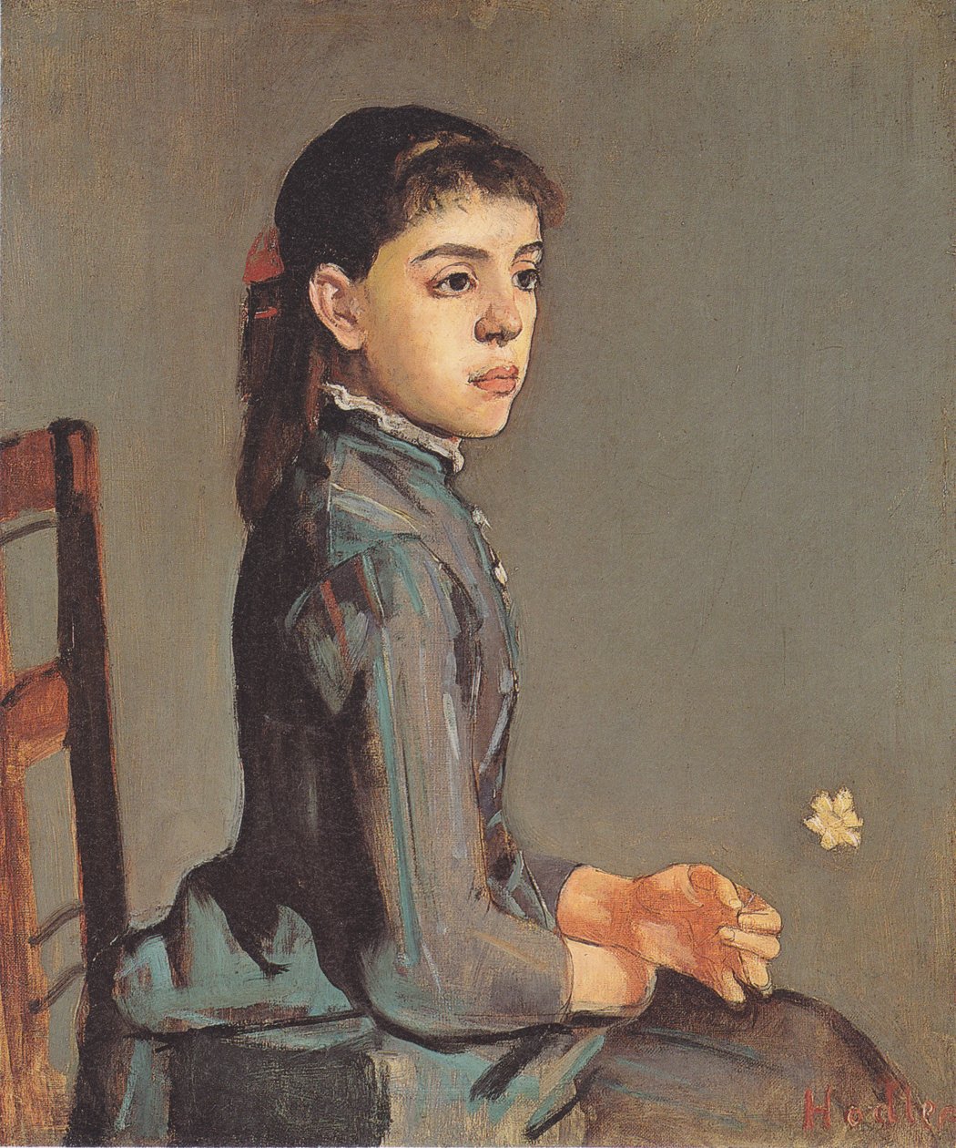Louise-Dolphine Duchosal画象 作者 费迪南德·霍德勒