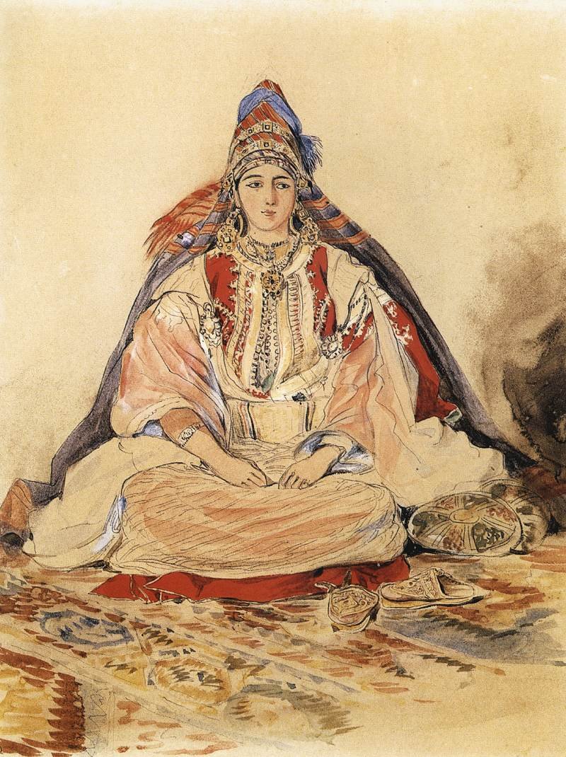 犹太新娘 作者 费迪南德·维克多·尤金·德拉克罗瓦