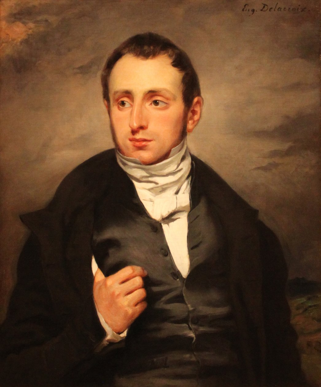 François-Marie Desmaisons博士的肖像 作者 费迪南德·维克多·尤金·德拉克罗瓦