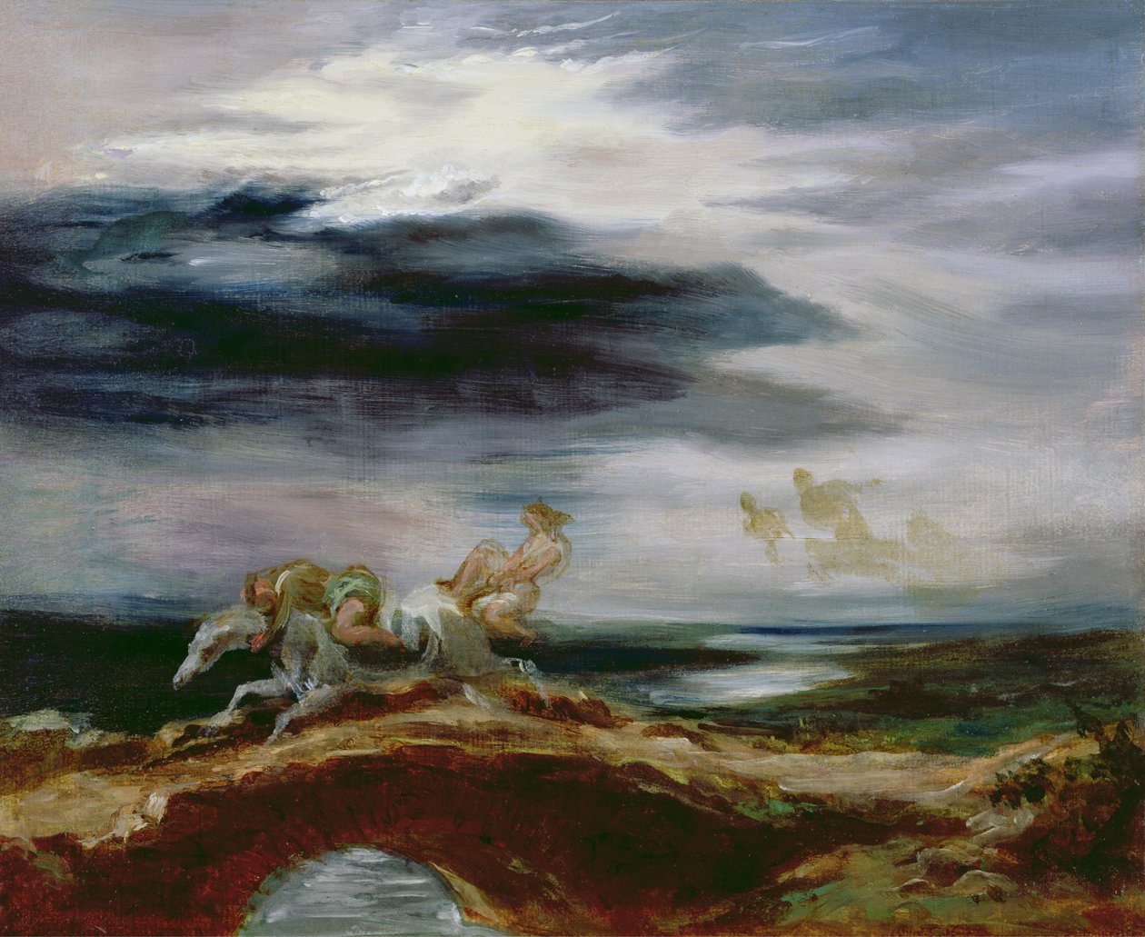 Tam O&39;Shanter，1849年（石油） 作者 费迪南德·维克多·尤金·德拉克罗瓦