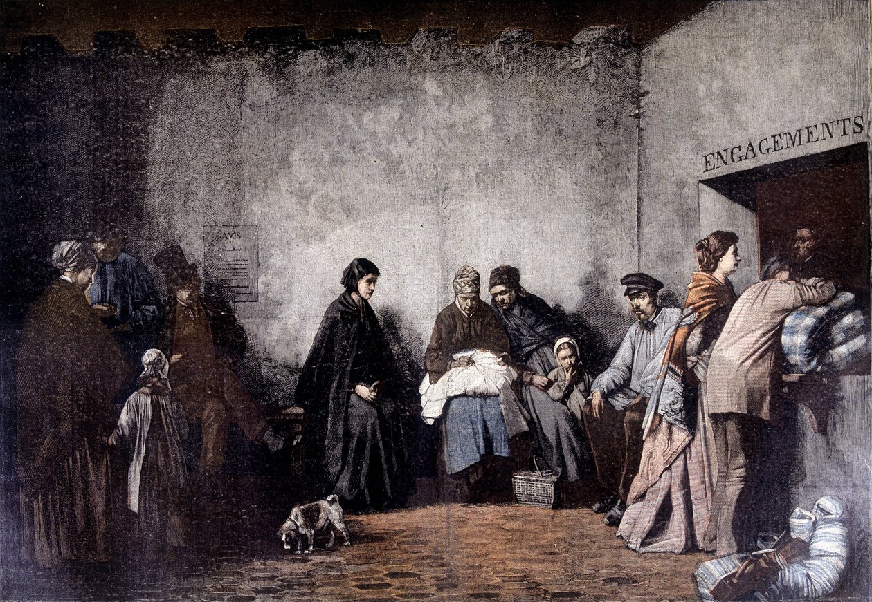 The Mount of Piety - from the painting of Heilbuth - in “” Le Petite Journal”” December 1895 作者 费迪南德（后）希尔伯特