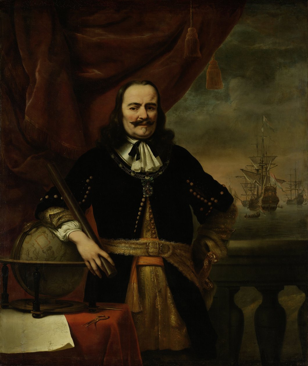 米歇尔·德·鲁伊特（Michiel de Ruyter）担任海军上将 作者 费迪南德·波尔