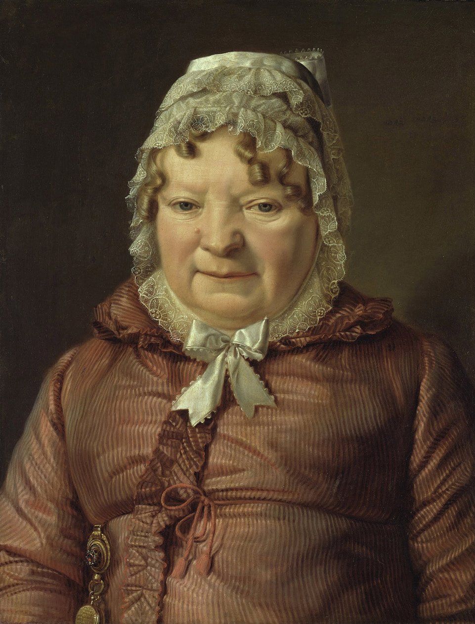 Waldmueller, Ferdinand Georg (1793-1865) von Stierle-Holzmeister上尉（Stierle Holzmeister）的母亲肖像 - 布面油画 约1819年 柏林国立博物馆 54x41 作者 费迪南德·乔治·沃尔德米勒