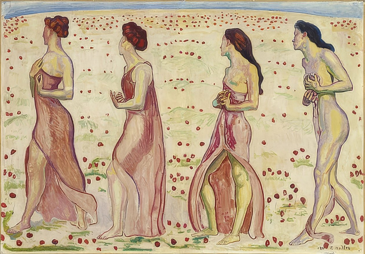 感觉。 1909-11 作者 费迪南德·霍德勒
