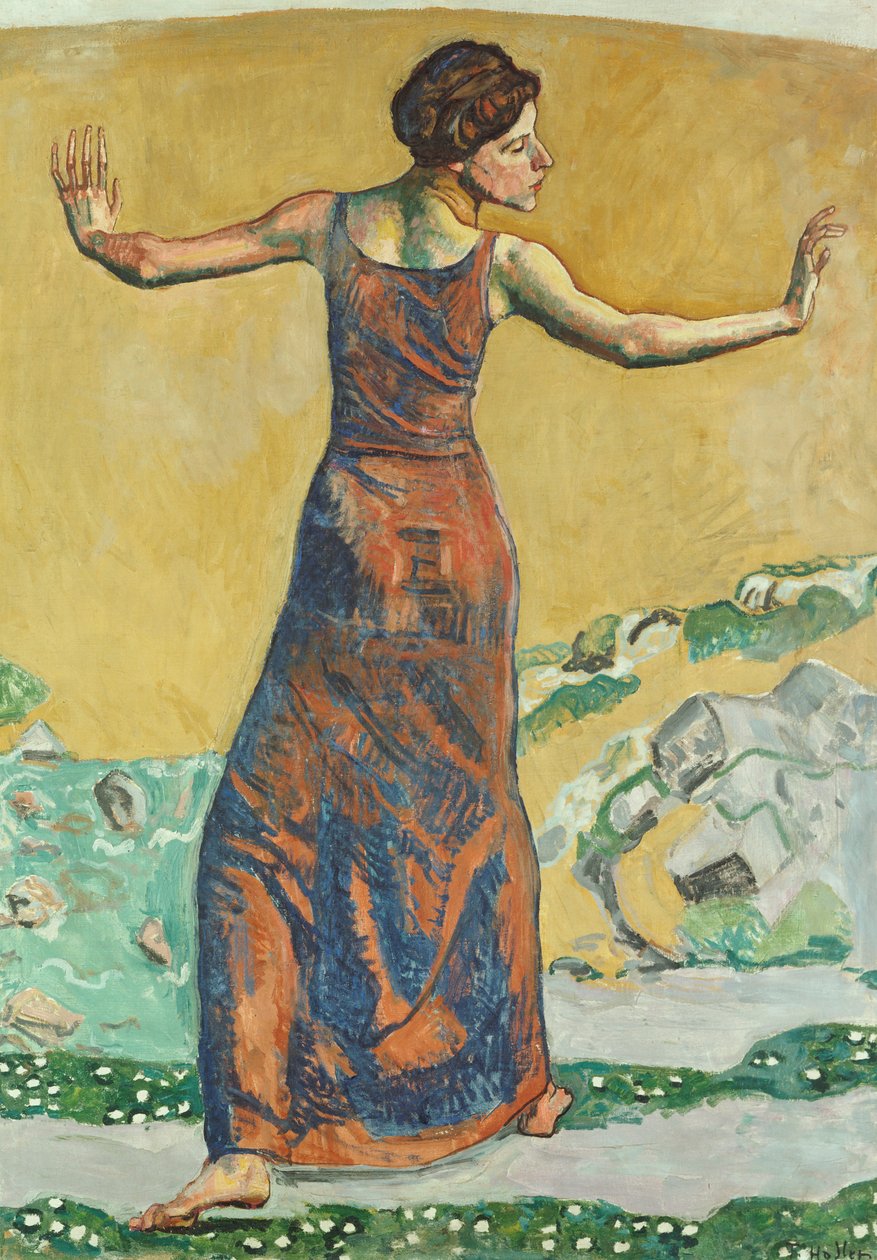 《欢乐的女人》，1911年 作者 费迪南德·霍德勒