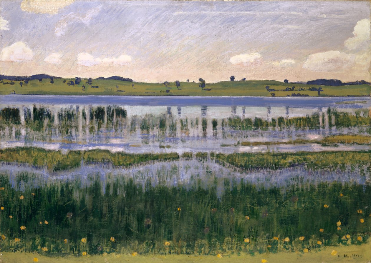 LakeBurgäschi湖 作者 费迪南德·霍德勒