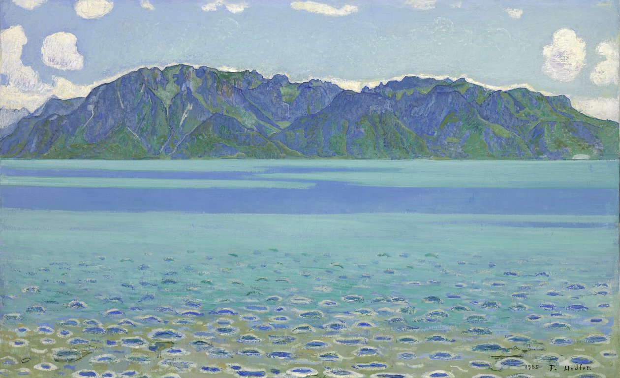 勒格拉蒙》，作者霍德勒，费迪南德（1853-1918 年）。布面油画 作者 费迪南德·霍德勒