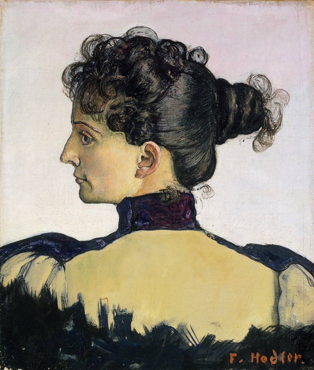 Portrait of Berthe Jacques 作者 费迪南德·霍德勒