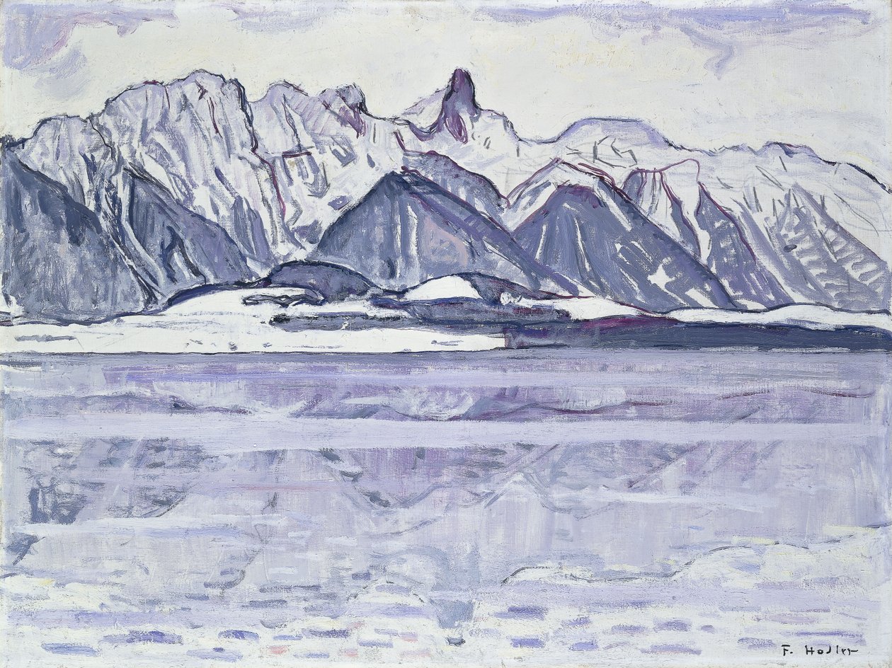积雪覆盖的斯托克霍恩，1913-1914年 作者 费迪南德·霍德勒