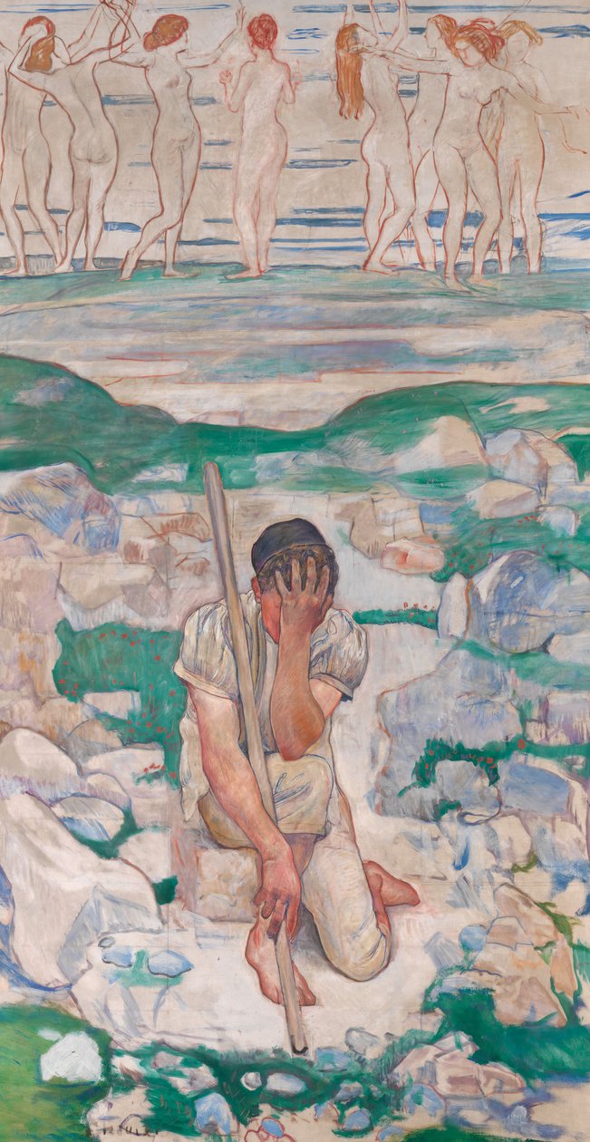 牧羊人的梦牧羊人的梦，1896年。 作者 费迪南德·霍德勒