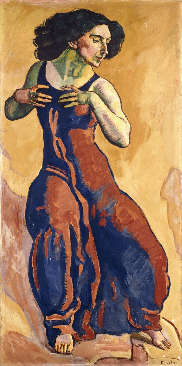 摇头丸中的女人，1911年 作者 费迪南德·霍德勒