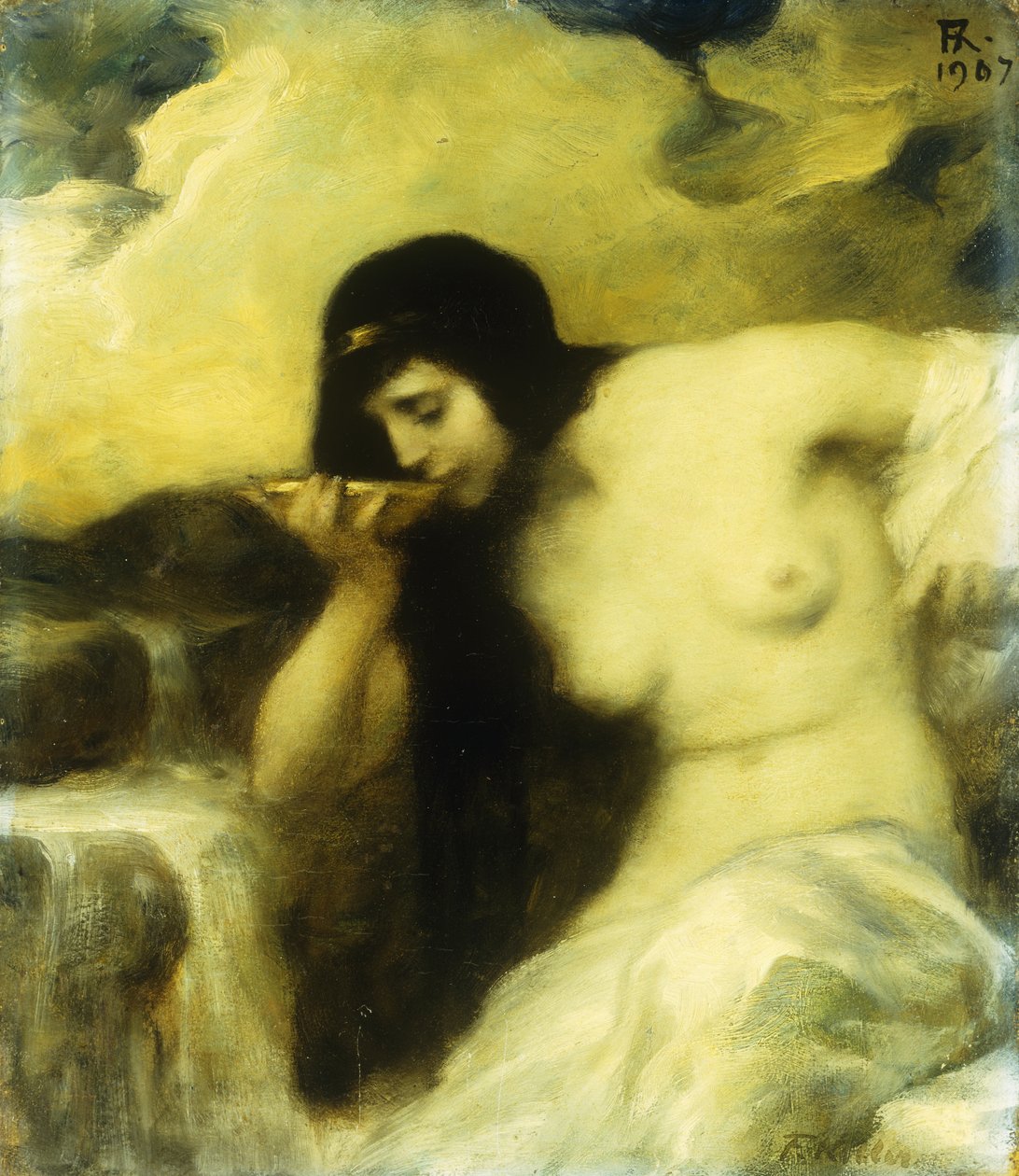 1907年的春天喝仙女 作者 费迪南德·凯勒