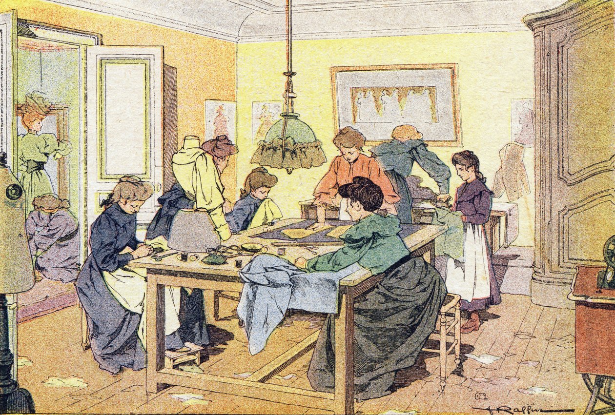 女裁缝，《Imagier de l