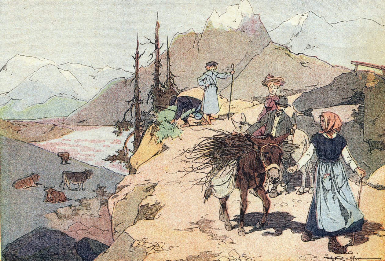 To the mountain, in Imagier de l