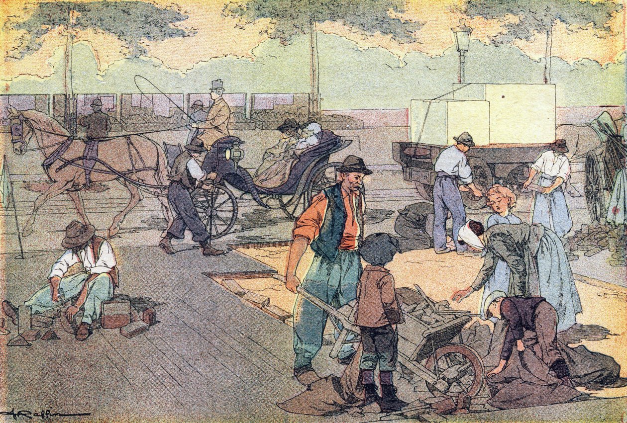 木铺路，《Imagier de l