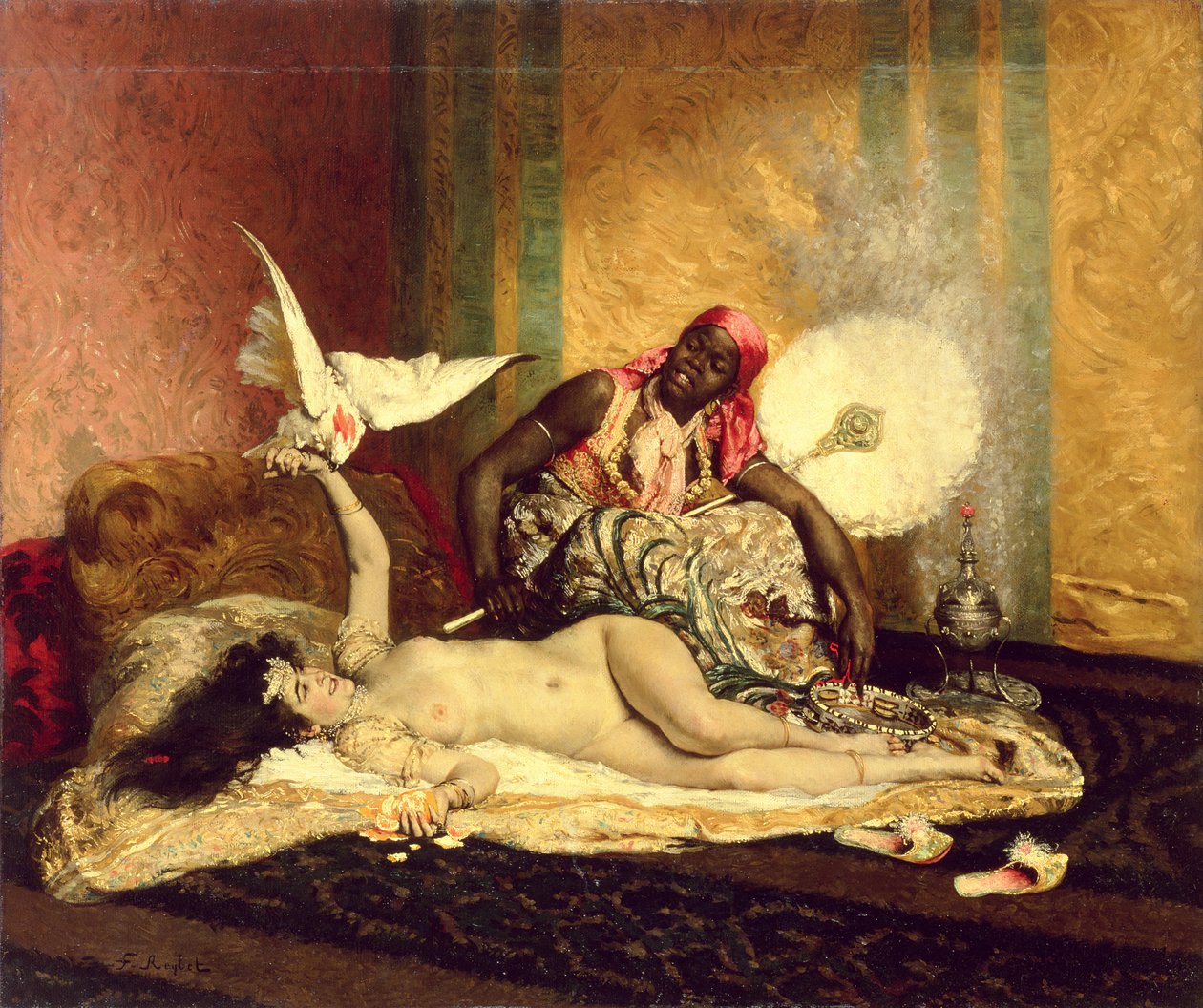 Odalisque（The Sultane），19世纪70年代中期 作者 费迪南德·罗伊贝特