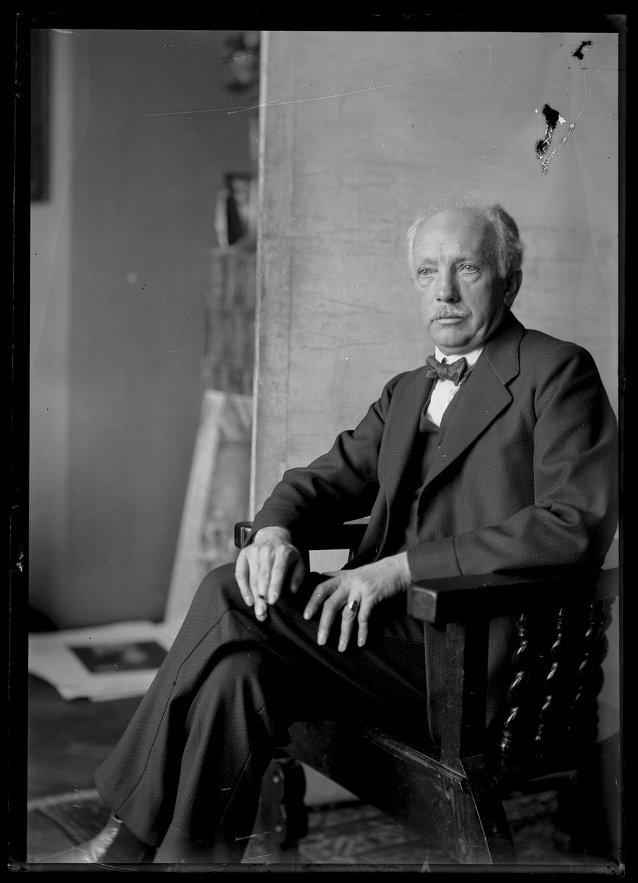 理查德-施特劳斯（1864-1949）的照片 作者 费迪南德·舒穆策