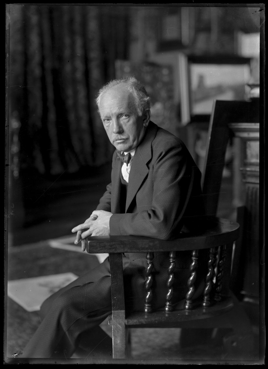 理查德-施特劳斯（1864-1949）的照片 作者 费迪南德·舒穆策