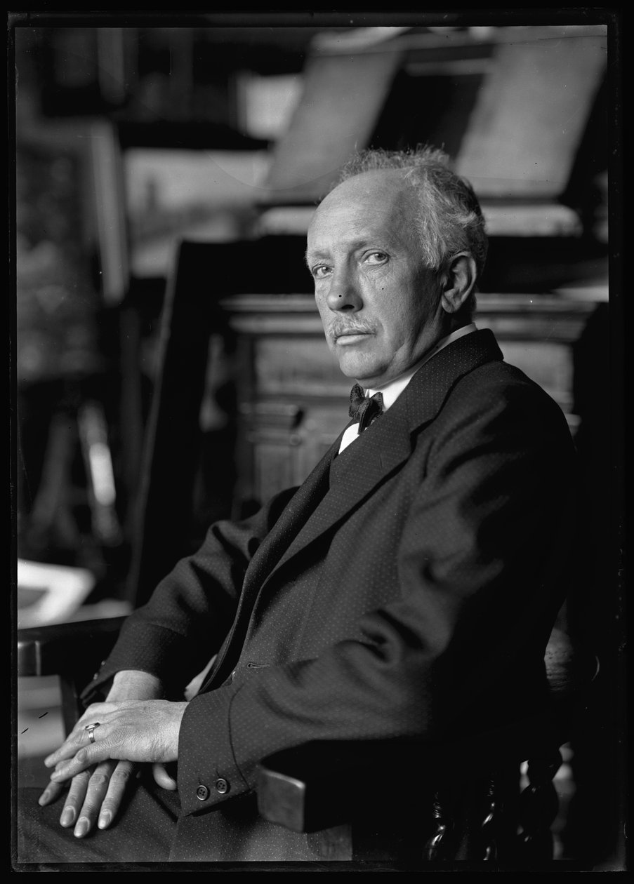 理查德-施特劳斯（1864-1949）的照片 作者 费迪南德·舒穆策