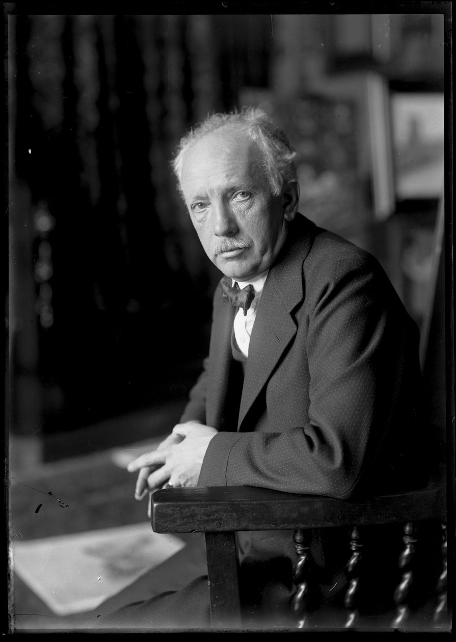 理查德-施特劳斯（1864-1949）的照片 作者 费迪南德·舒穆策