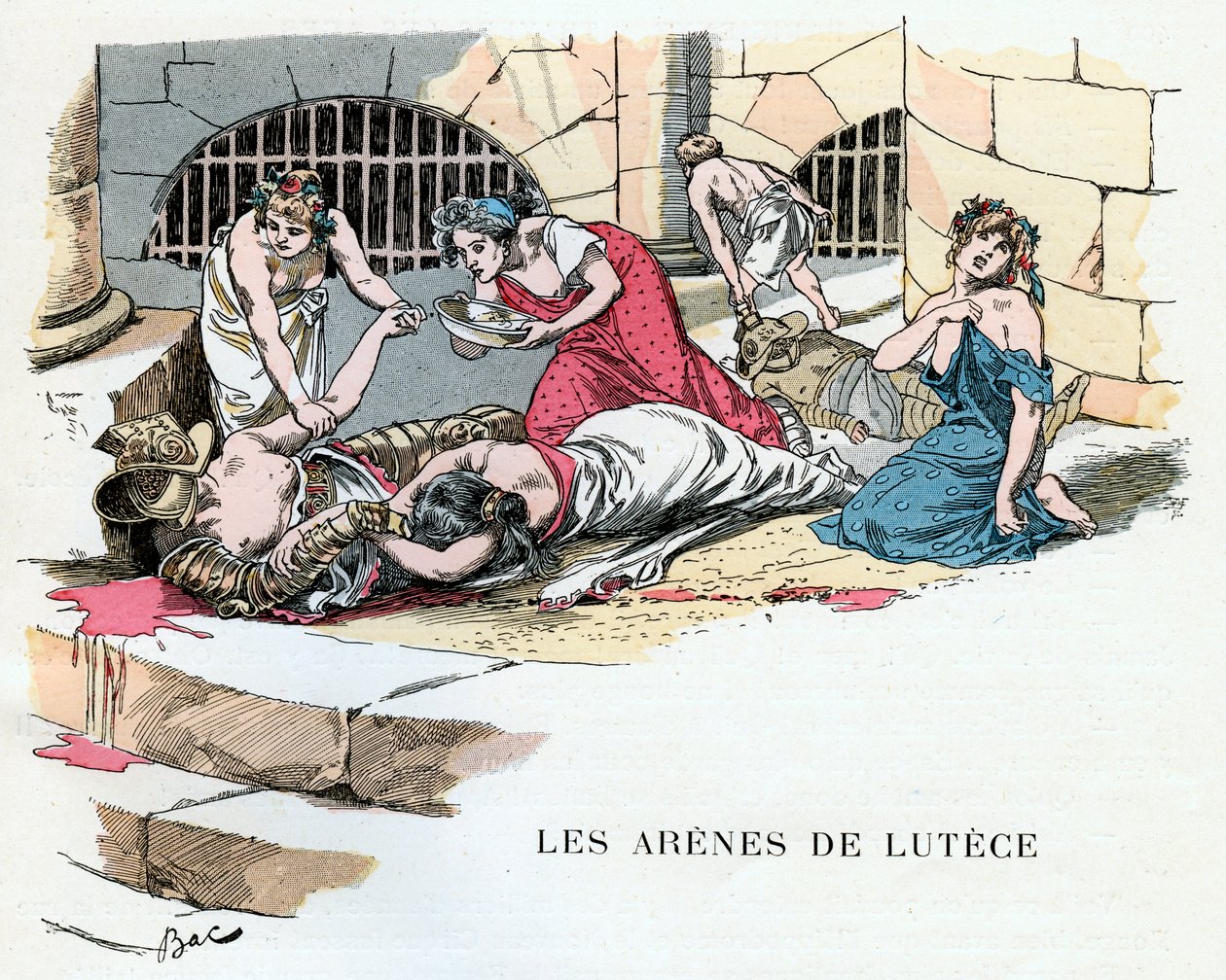 Lutetia的竞技场，c1870-1950年。 作者 费迪南德·西吉斯蒙德·巴克