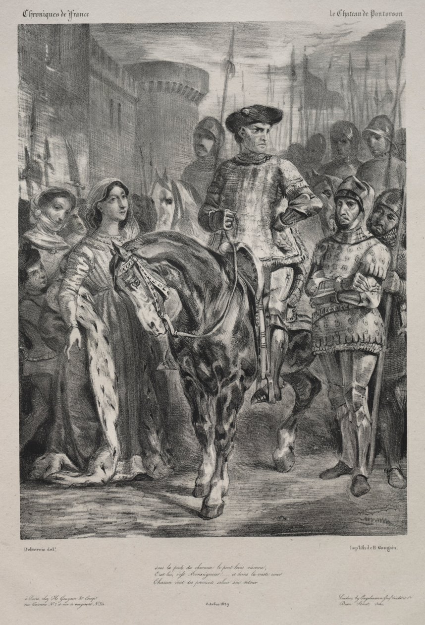 Duguesclin，1829年。 作者 费迪南德·维克多·尤金·德拉克罗瓦