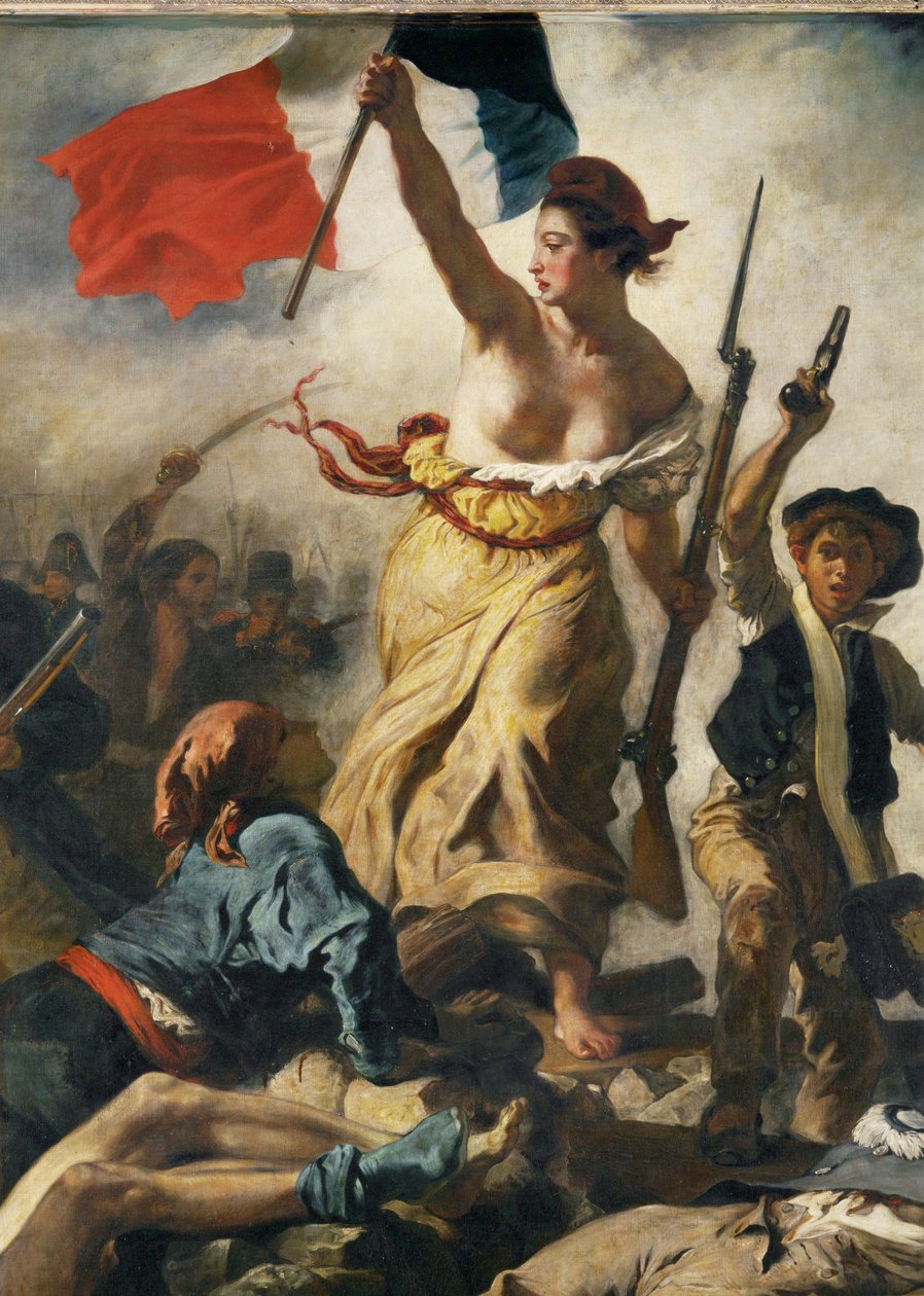 1830年7月28日；自由引导人民... 作者 费迪南德·维克多·尤金·德拉克罗瓦