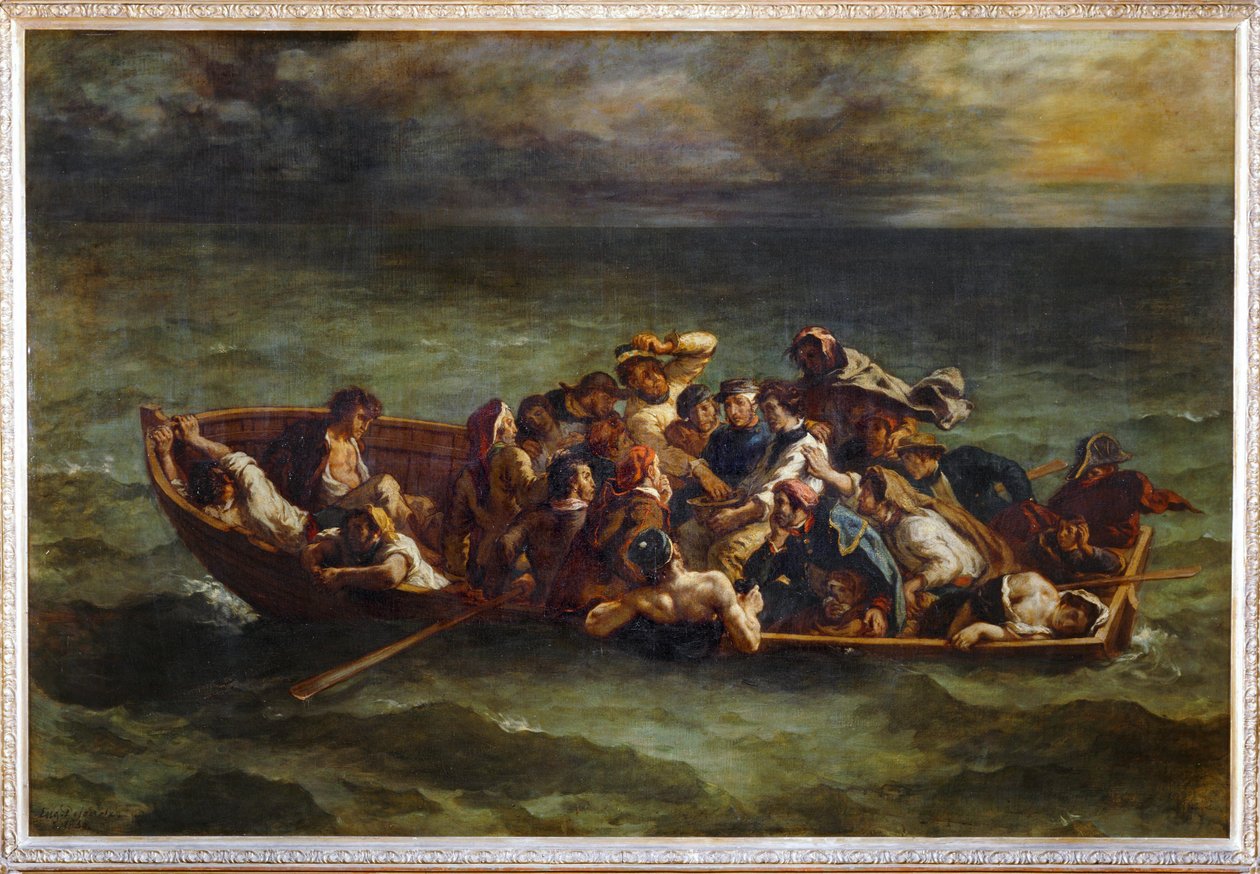 Le Naufrage de Don Juan - 《唐璜的海难》。1841 年沙龙 ... 作者 费迪南德·维克多·尤金·德拉克罗瓦