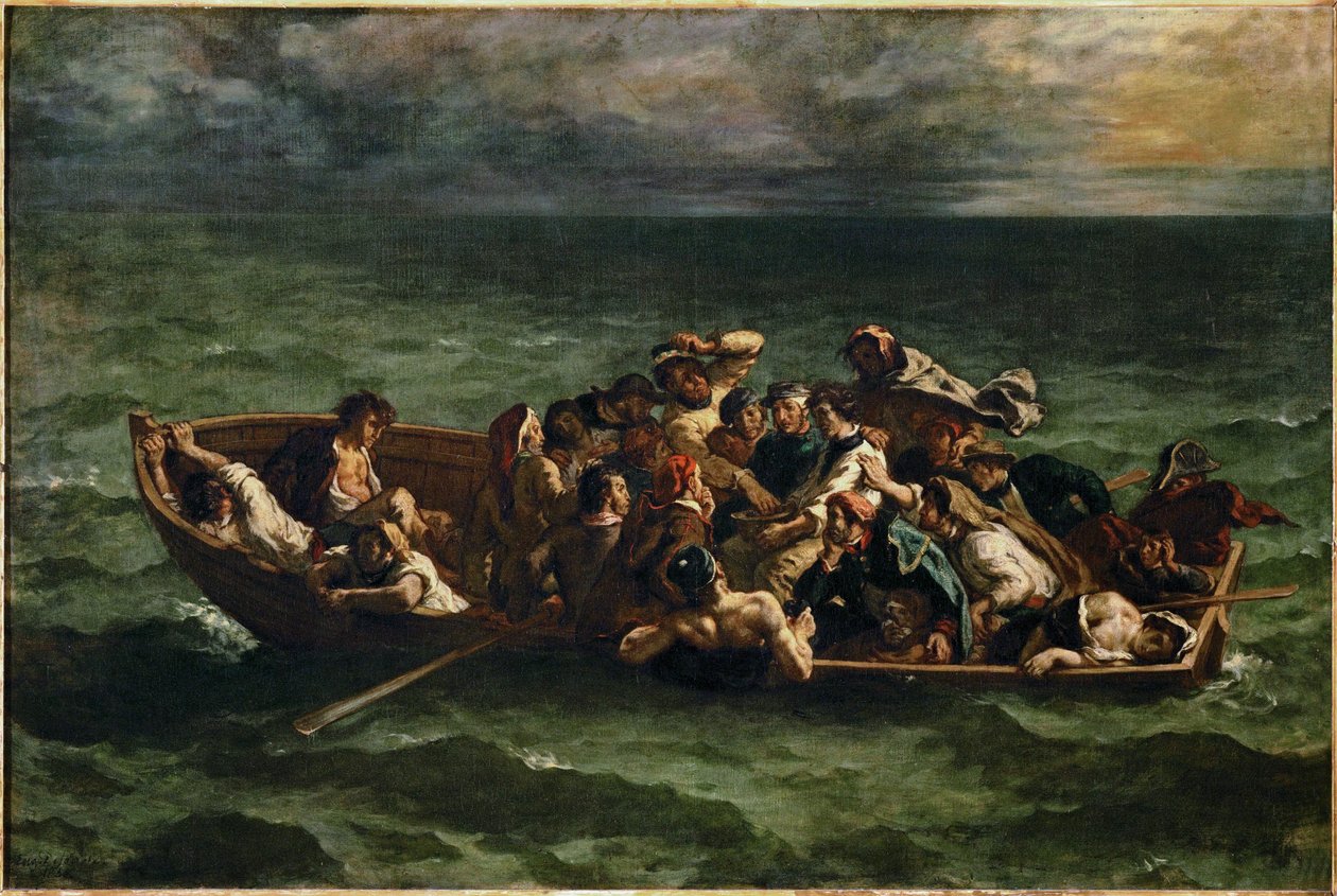 Le naufrage de Don Juan Don Juan shipwrecked ... 作者 费迪南德·维克多·尤金·德拉克罗瓦
